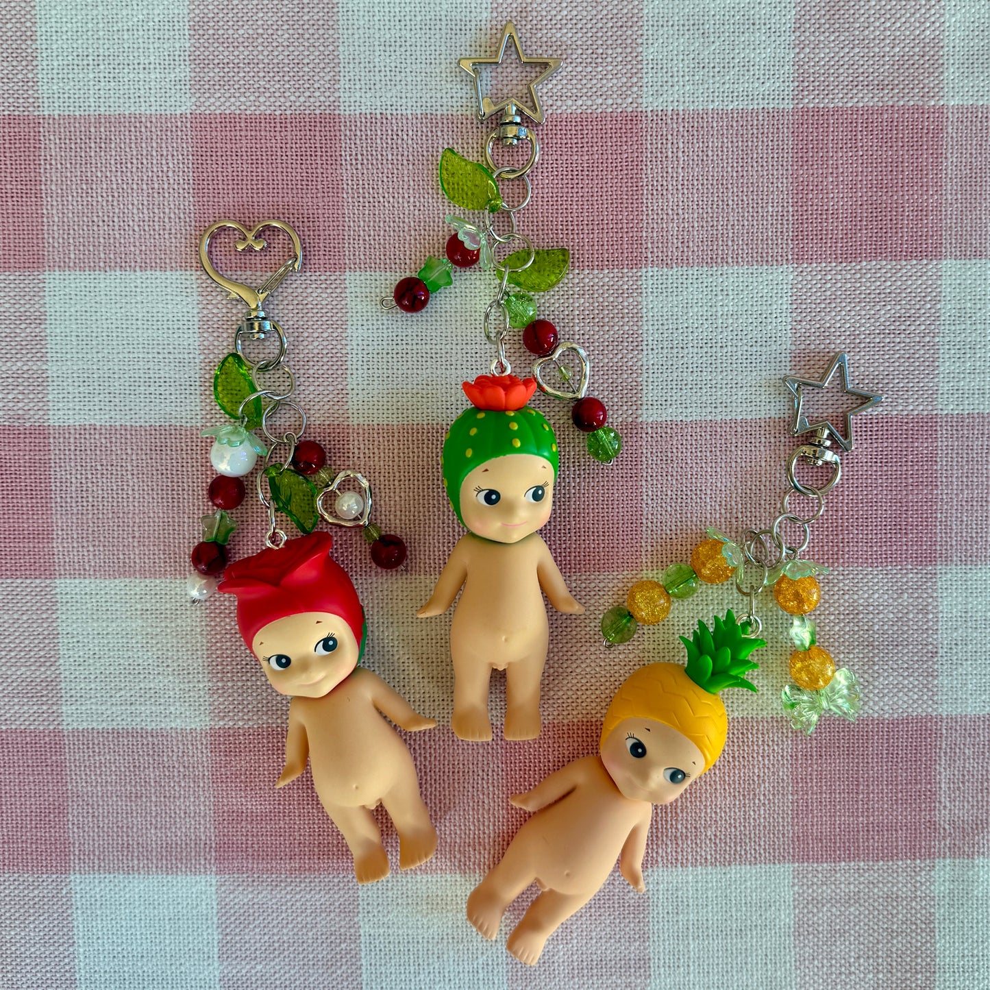 Flower/fruit Sonny angel keychains !