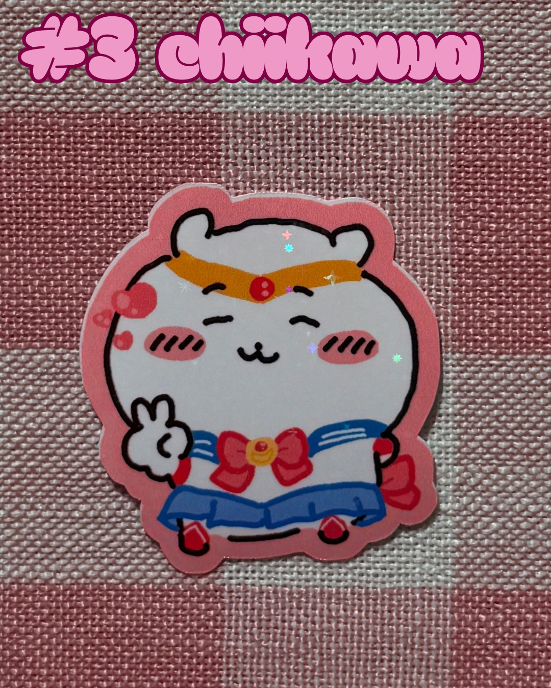 Chiikawa sailor moon stickers !